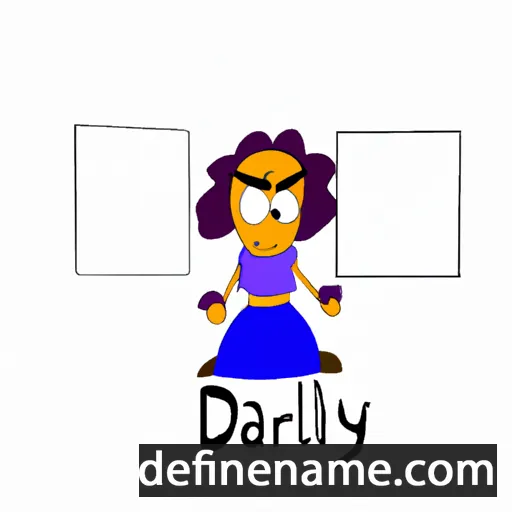 cartoon of the name Dalary