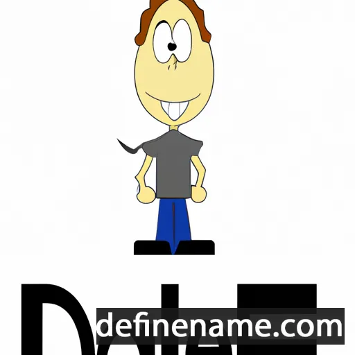 cartoon of the name Dalee