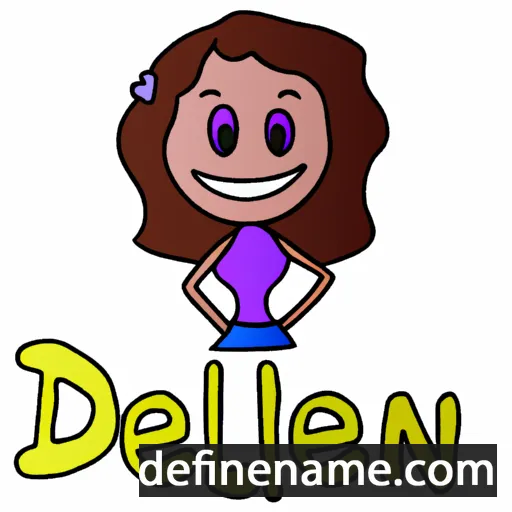 cartoon of the name Daleen