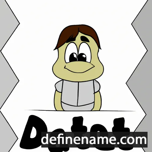 cartoon of the name Dalett