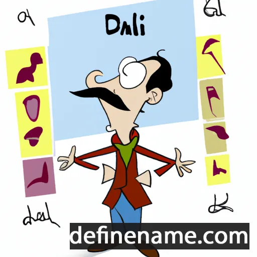 cartoon of the name Dali