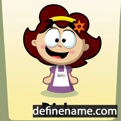 cartoon of the name Dalià