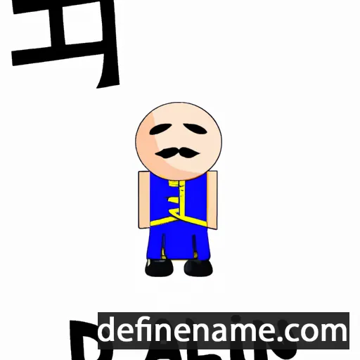 cartoon of the name Dalian