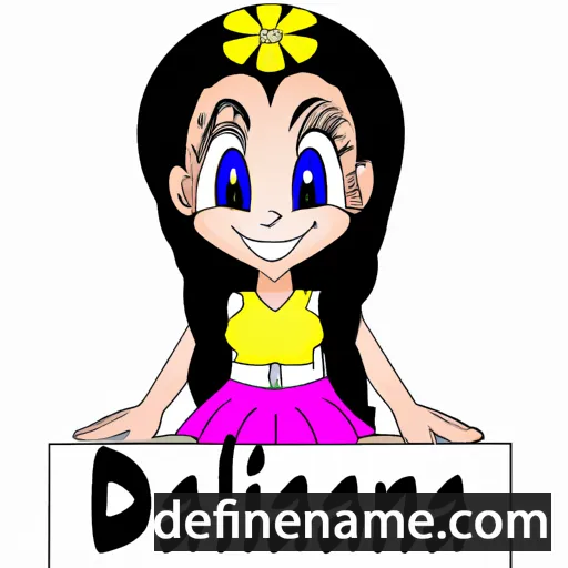 cartoon of the name Dalianna