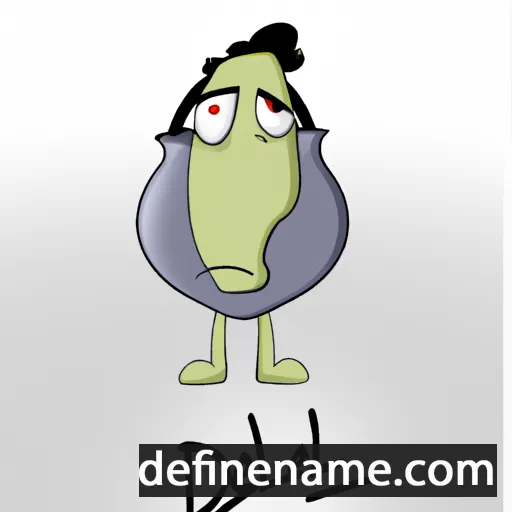 cartoon of the name Dalien