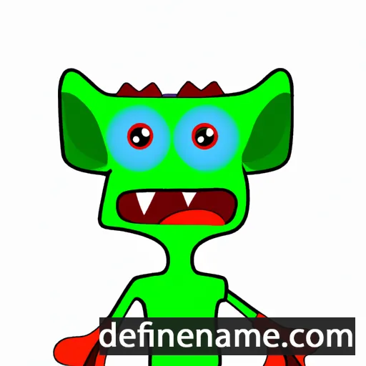 cartoon of the name Dalien