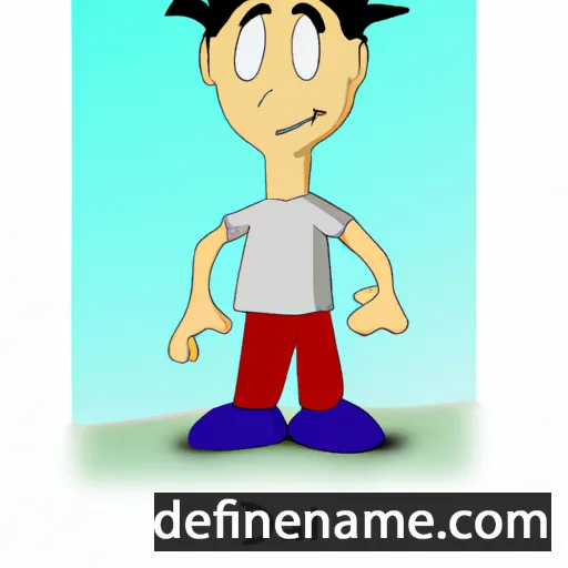 cartoon of the name Dalil