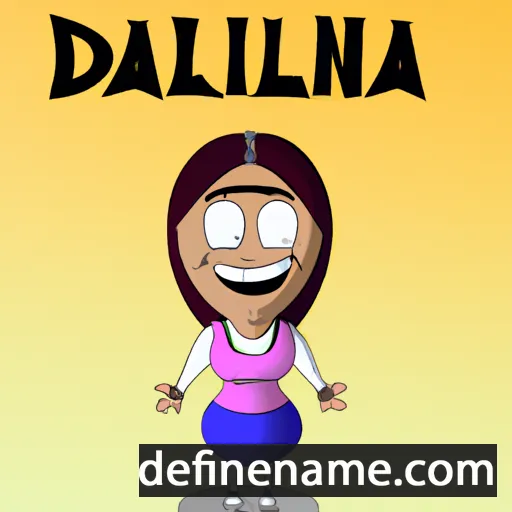 cartoon of the name Dalina