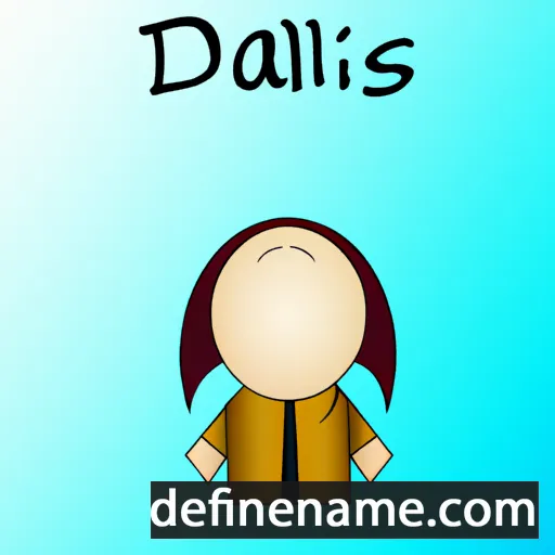 cartoon of the name Dalis