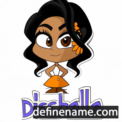 cartoon of the name Dalisha