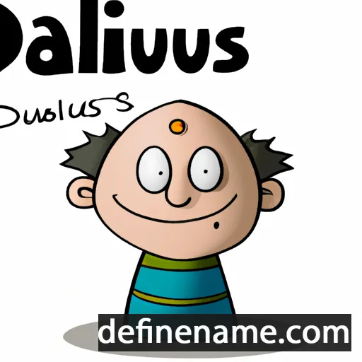 cartoon of the name Dalius