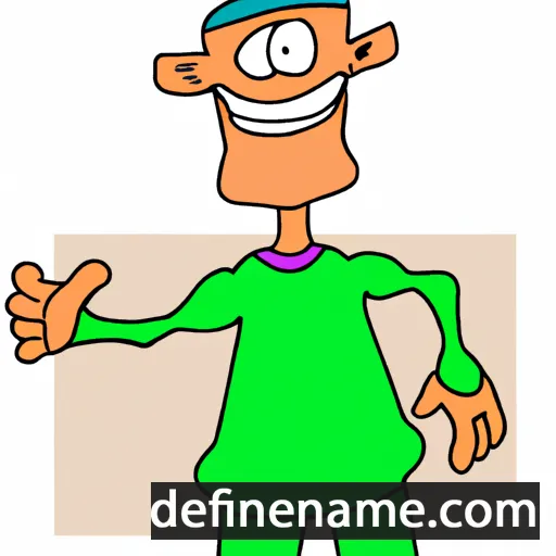 cartoon of the name Dalkiel