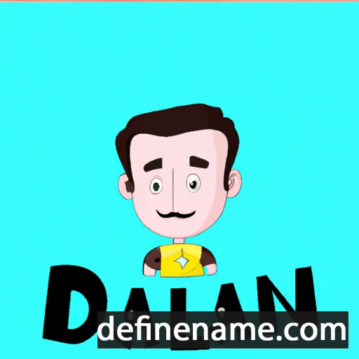 cartoon of the name Dallán