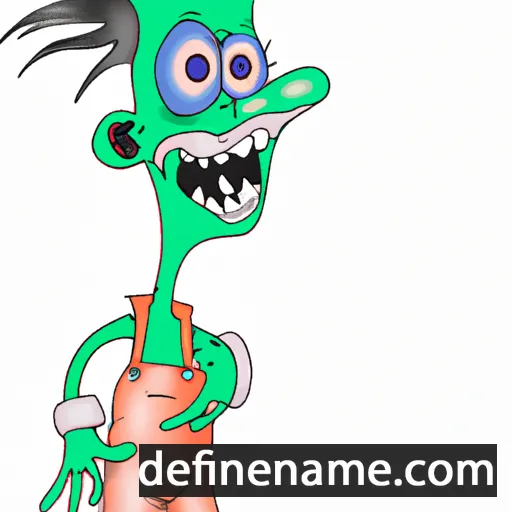 cartoon of the name Dally