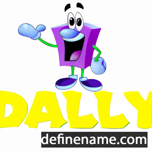 cartoon of the name Dally