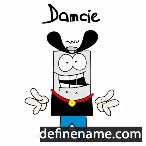 cartoon of the name Dalmace