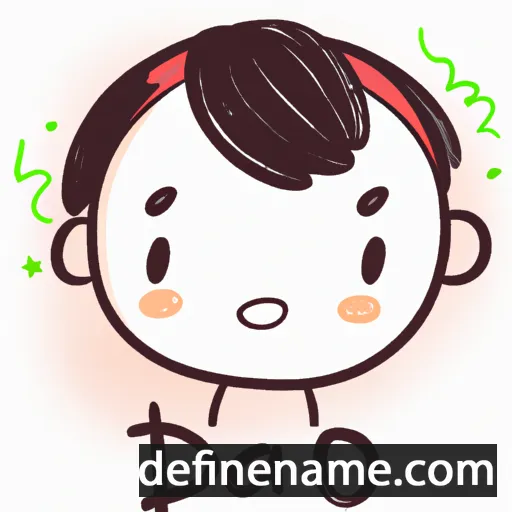 cartoon of the name Đạo