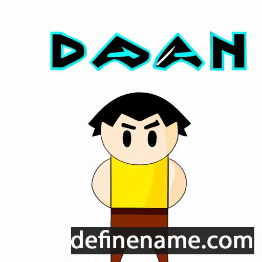 cartoon of the name Da-san