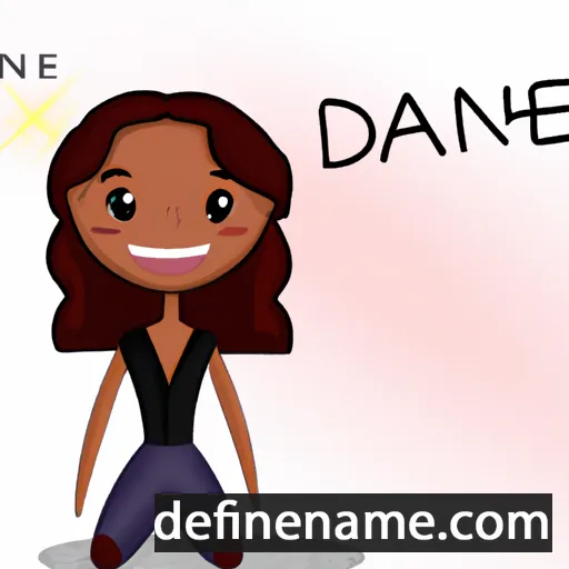 cartoon of the name Dánae