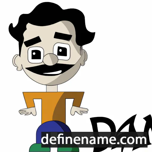 cartoon of the name Dánial