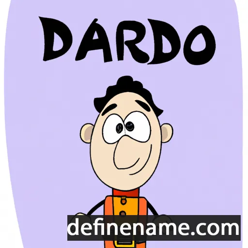 cartoon of the name Dárdano