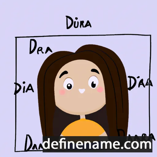 cartoon of the name Dária