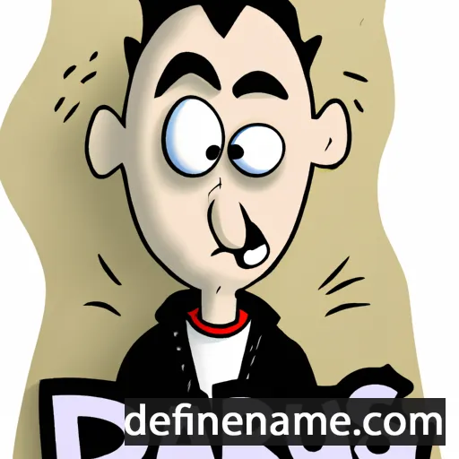 cartoon of the name Dáriusz