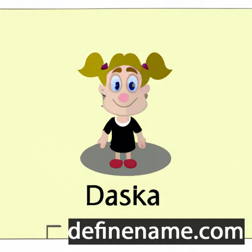 cartoon of the name Dášeňka