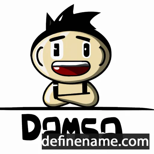 cartoon of the name Dàmasu