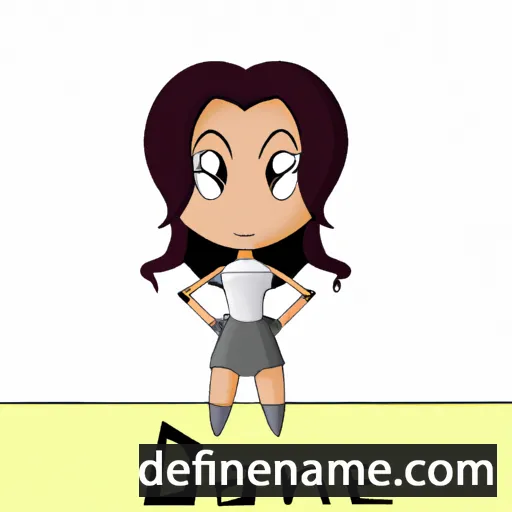 cartoon of the name Dànae