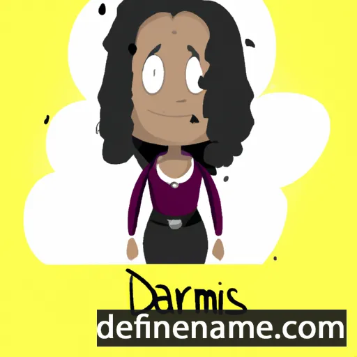 cartoon of the name Dâmaris