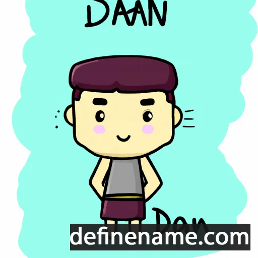 cartoon of the name Dần