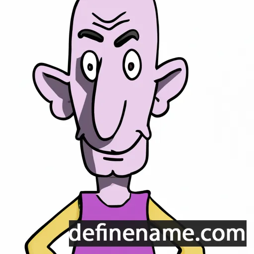 cartoon of the name Dalphon