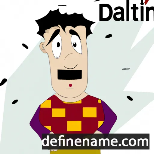 cartoon of the name Daltan