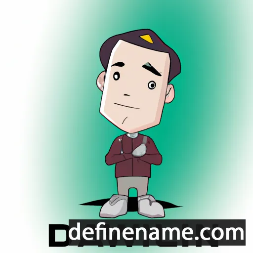 cartoon of the name Dalwin