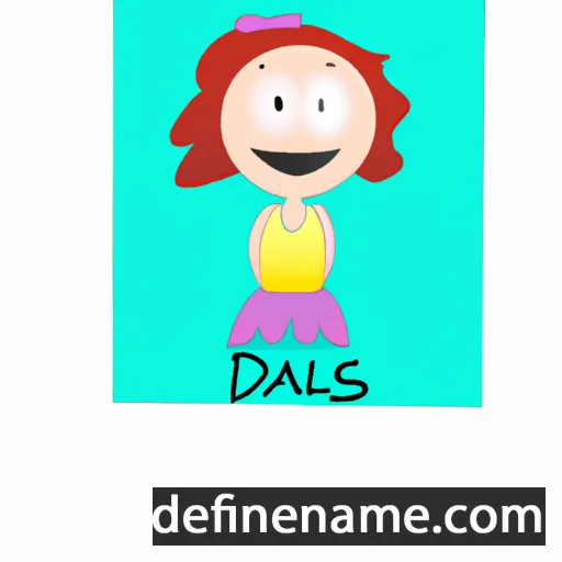 cartoon of the name Dalys