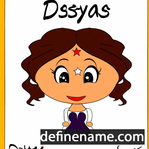 cartoon of the name Dalyssa