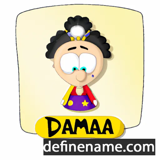 cartoon of the name Dama