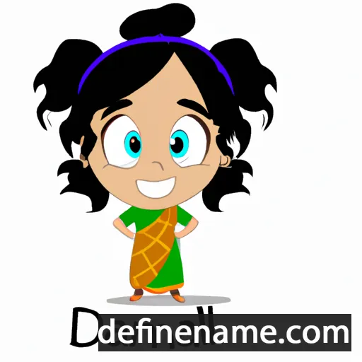 cartoon of the name Damahli