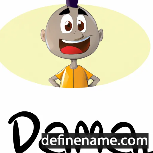 cartoon of the name Damali