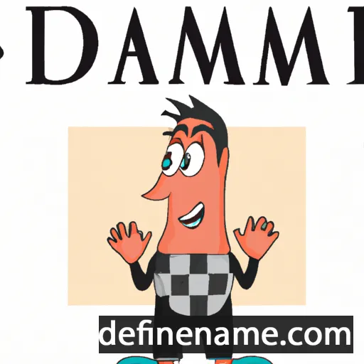 cartoon of the name Daman