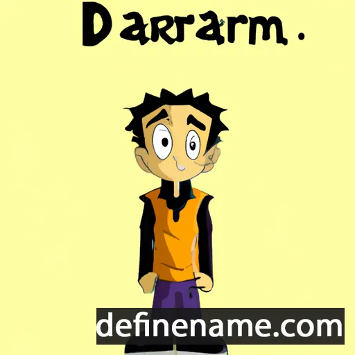 cartoon of the name Damar