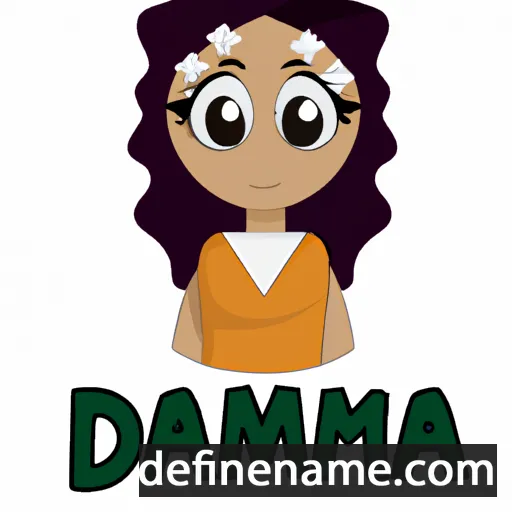 cartoon of the name Damara