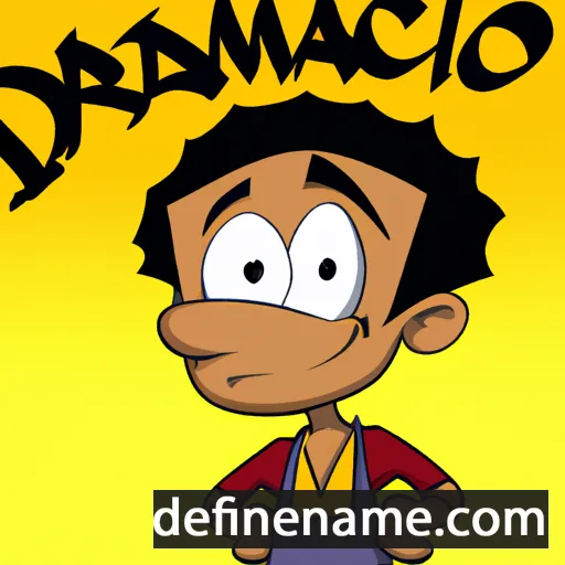 cartoon of the name Damarco