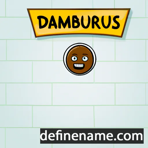 cartoon of the name Damarcus