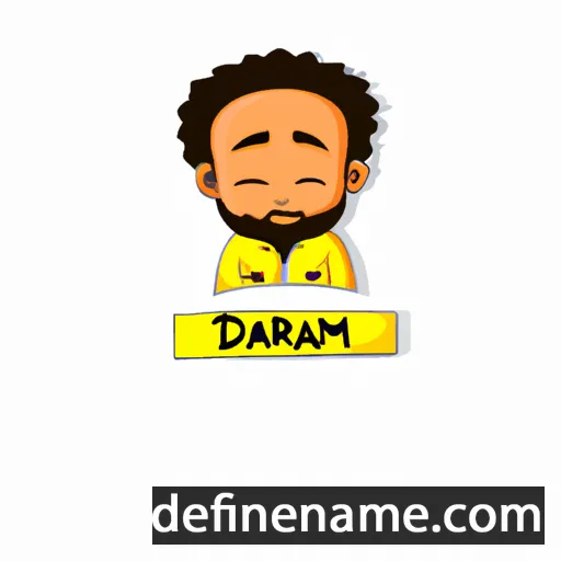 cartoon of the name Damari