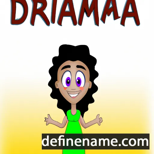 cartoon of the name Damaria