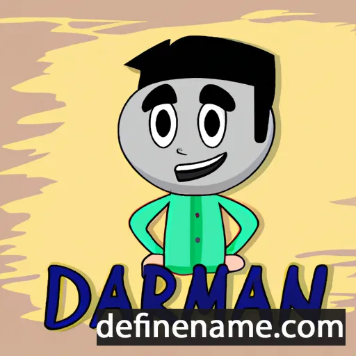 cartoon of the name Damarian