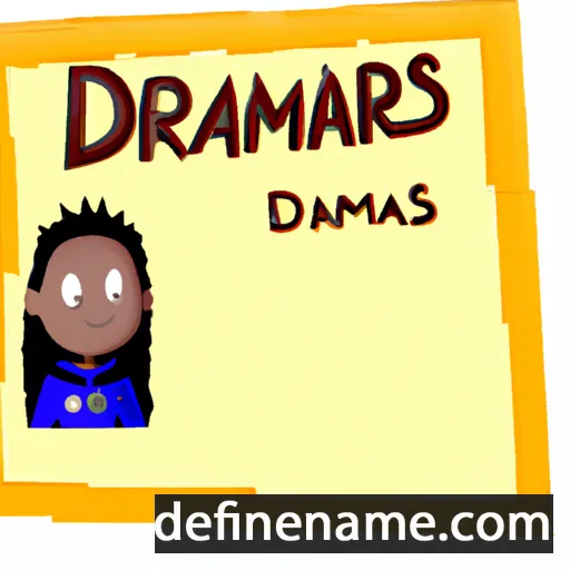 cartoon of the name Damarisz