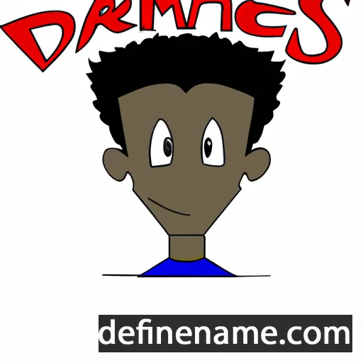 cartoon of the name Damarius